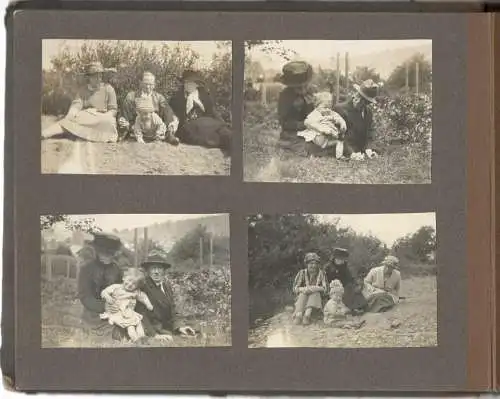Photoalbum mit 91 Photos aus den 1920er Jahren wohl aus Großbritannien