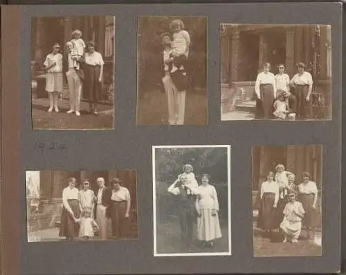 Photoalbum mit 91 Photos aus den 1920er Jahren wohl aus Großbritannien
