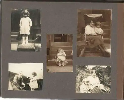 Photoalbum mit 91 Photos aus den 1920er Jahren wohl aus Großbritannien