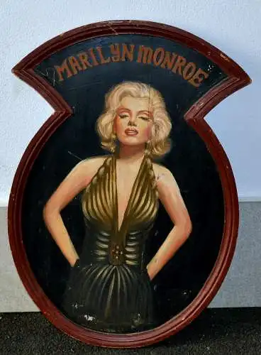 Marilyn Monroe,Holzschild,Deko,Memorabilia