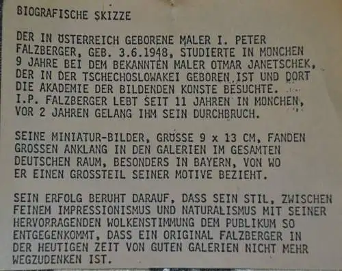 Gemälde,Öl a.Holzplatte,20.Jhdt,Starnbergersee+St Heinrich,signiert und gerahmt