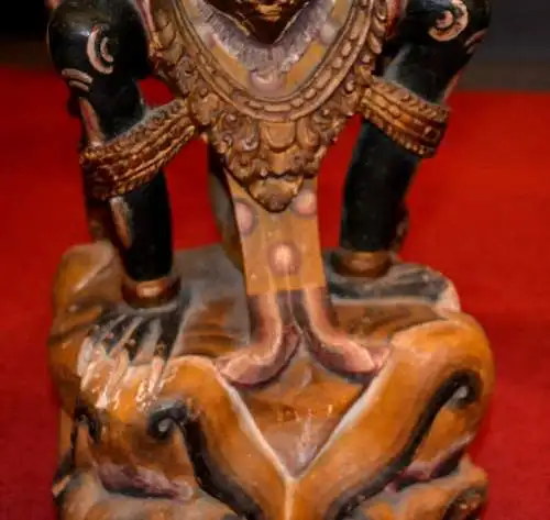 Skulptur,Garuda,Indonesien-Bali,polychrome Holzschnitzerei,nach 1945