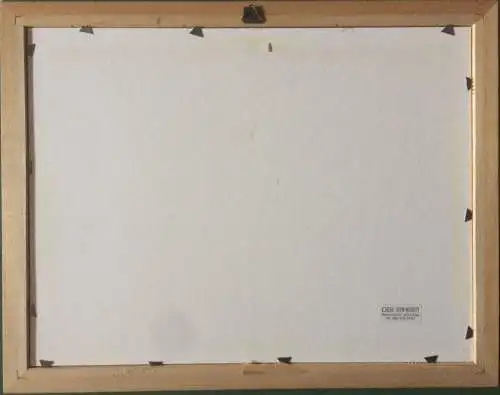 Colorierte Lithographie Steinerne Brücke, numeriert, signiert, datiert, gerahmt