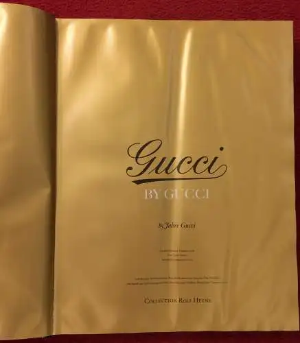 Gucci by GUCCI – 85 Jahre Gucci – deutsche Ausgabe 2006 im Original-Schutzkarton