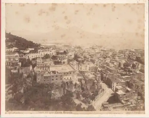 Photographie Neapel - Corso Vittorio Emanuele, ca. 1890