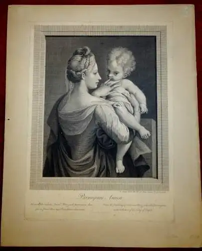 Kupferstich,1774, Parmigiani Amica,nach Francesco Mazzuoli