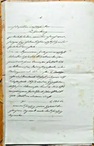 Kaufvertrags-Urkunde aus dem Königlichen Notariat Aichach aus dem Jahr 1903