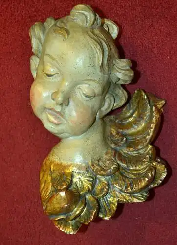 Puto, nach Ignaz Günther,Holz geschnitzt und gefasst, Höhe : 28 cm