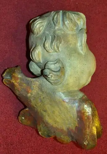 Puto, nach Ignaz Günther,Holz geschnitzt und gefasst, Höhe : 28 cm