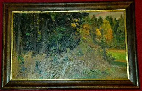 Gemälde, Waldlandschaft, sign. Max Hein-Neufeldt