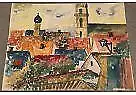 Aquarell,Ulrich,Stadt Impression,1970