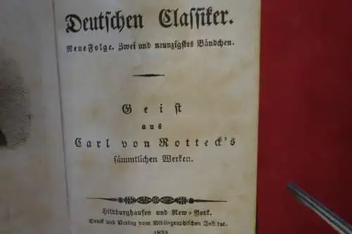 Cabinets Bibliothek der deutsch. Classiker, Gesamt 43 Stck.Sie bieten auf 1 Band