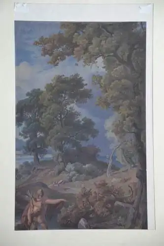 Lithografie, Odysseus, nach einem Ölbild von Friedrich Preller