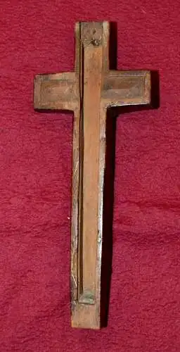 Reliquienkreuz in Buchsbaum ,18. Jhdt. Volkskunst