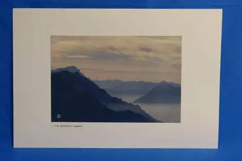 Fotografie, Alpenblick Zugspitze, Bayerische Alpen