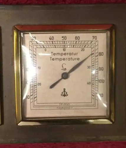 Dreiteilige Tisch-Wetterstation der Firma VMAG