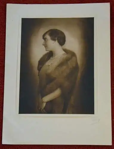 Fotografie,Pieperhoff,Portrait einer Dame,signiert,ca 1920/30