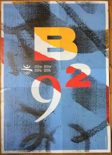 Plakat Olympische Sommerspiele 1992 in Barcelona von Josep Maria Mir