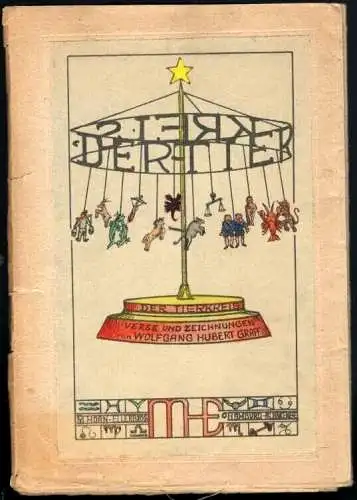 DER TIERKREIS –  Mappe mit Versen und Zeichnungen von Wolfgang Hubert Graff