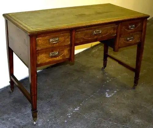Möbel,Schreibtisch,England,um 1900,Mahagoni,Intarsien