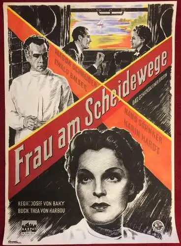 Filmplakat „Frau am Scheidewege“ von Josef von Baky, 1938