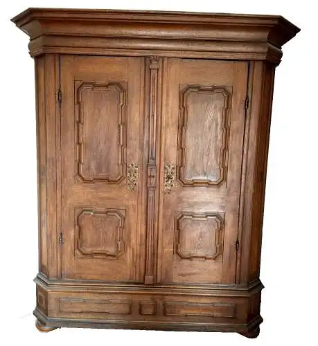 Möbel, Barockschrank,Eiche,Mitteldeutsch, um 1700,Originalzustand