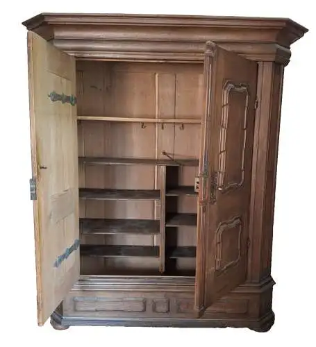 Möbel, Barockschrank,Eiche,Mitteldeutsch, um 1700,Originalzustand