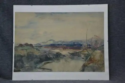 Aquarell, Otto Miller-Diflo, Landschaft mit Bergen, etwa 1930, unsign.