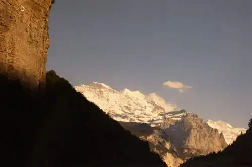 Fotografie, Jungfrau, Lauterbrunnen, Berner Alpen, Schweiz