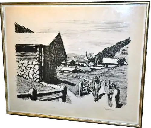 Fred Stauffer, Lithographie