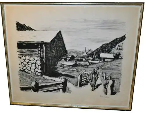 Fred Stauffer, Lithographie