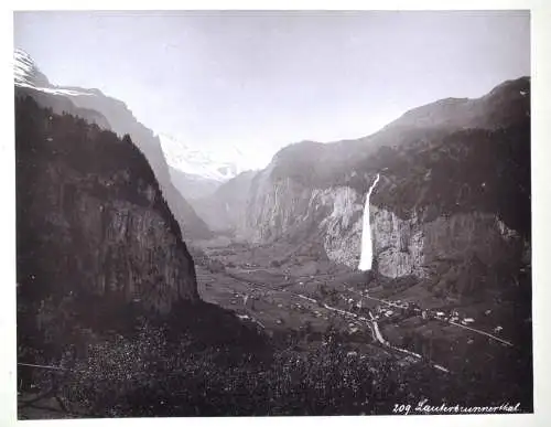 Fotografie,Lauterbrunner Tal, Schweiz, Interlaken, Oberhasli, Kanton Bern,1900