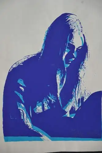 Aquarell, Mädchen, Jutta Mokko
