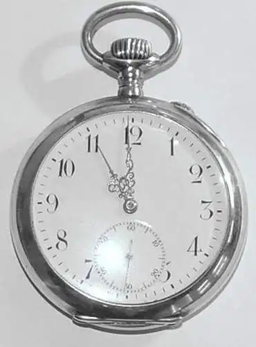 Taschenuhr, IWC , Silber 50 mm, Geh. Nr.269162, Werk Nr. 255382, um 1900