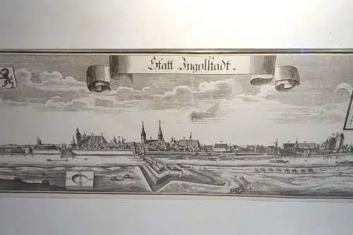 Kupferstich,Statt Ingolstadt,1701,Michael Wening