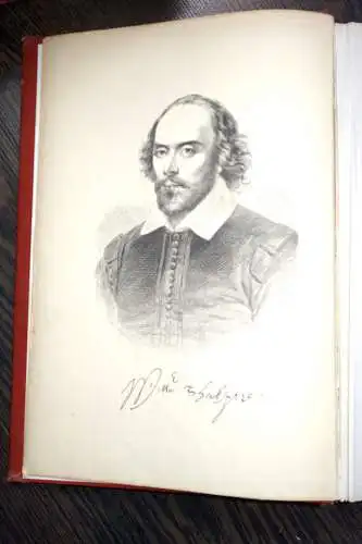 4 Bücher,Shakespeare,Gesamt.,Illust.William J.Gilbert,Übers. W.v. Schlegel,1875