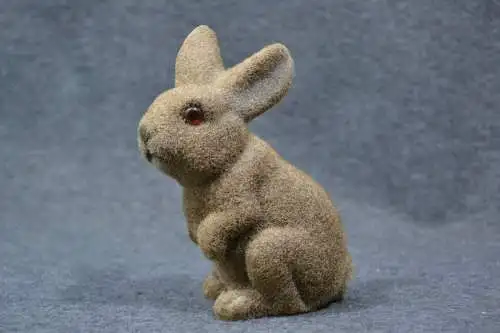 Osterhase, Pappmachee, Samtvelour 