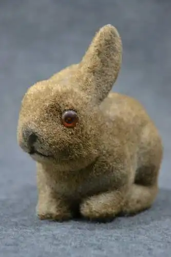 Osterhase, Pappmachee, Samtvelour 