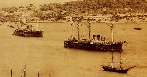 Fotografie, Villefranche,Nizza,N.D. ,gr.ca 1870,Frankreich,Marine