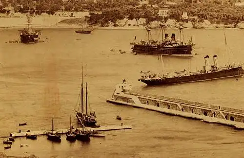 Fotografie, Villefranche,Nizza,N.D. ,gr.ca 1870,Frankreich,Marine