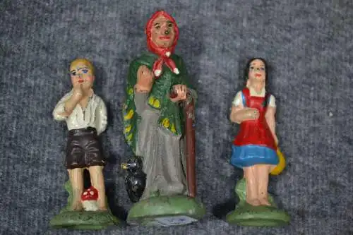 Massefiguren, Hexe, Hänsel und Gretel, etwa 1910