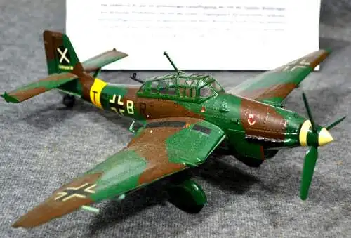 Flugzeugmodell, Junkers JU 87, aus Papier handgefertigt! kein Baukasten o.ä.