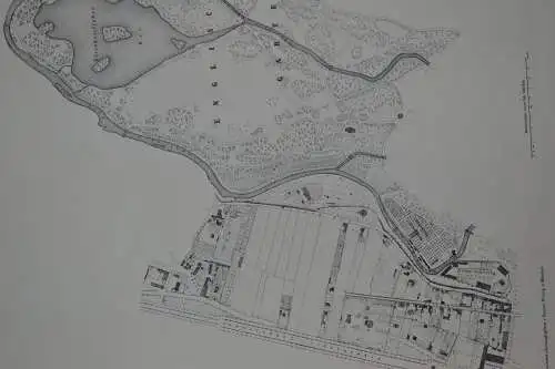 Stadtplan, München, Maxvorstadt, 1992, aus Großem topografischen Atlas von 1858