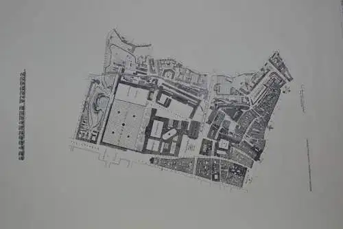 Stadtplan, München, Maxvorstadt, 1992, aus Großem topografischen Atlas von 1858