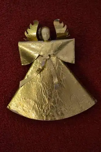 Rauschgoldengel, Weihnachtsengel, Papier und Kunststoff, fünfziger Jahre