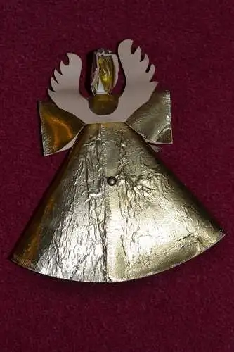 Rauschgoldengel, Weihnachtsengel, Papier und Kunststoff, fünfziger Jahre