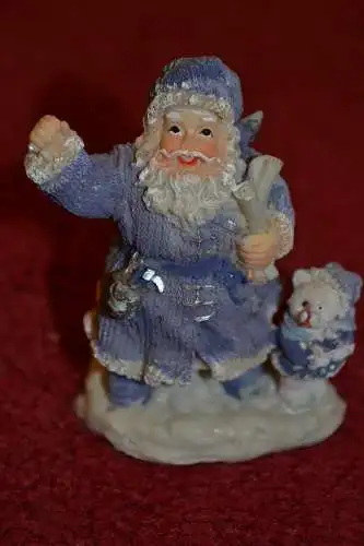 Weihnachten, Nikolaus, Kunststoff, handbemalt, ca. 8 cm