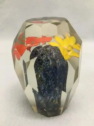 Paperweight, Bunte Blumen, 652 Gramm, 20 Jhdt.