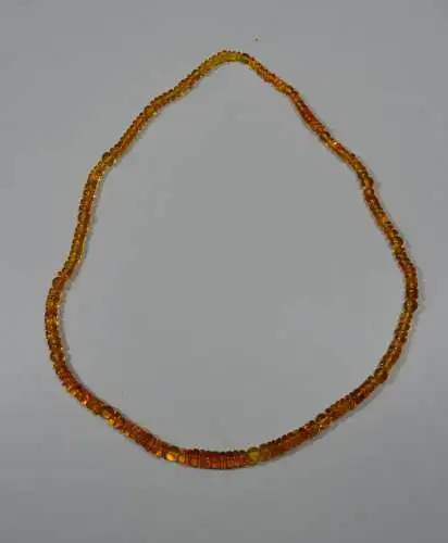 Kette, Halskette, Bernsteinkette, Bernstein, 45 cm, ca. 60 Gramm