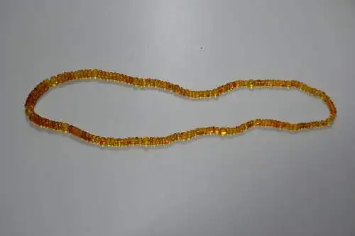 Kette, Halskette, Bernsteinkette, Bernstein, 45 cm, ca. 60 Gramm